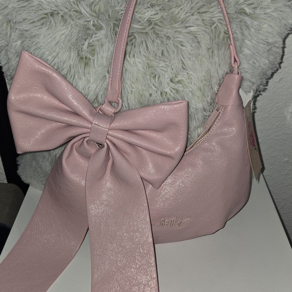 Betsey Johnson Pink Bow Bag